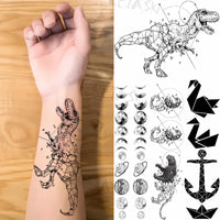 collection tatouage et tampon dinosaure avec Planète Dinosaure