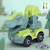 Voiture Dinosaure: Jeu construction voiture dinosaure