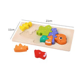 Dinosaure en Jouet: Jouet Dinosaure 1 An - Puzzle en Bois Éducatif