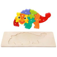 Dinosaure en Jouet: Jouet Dinosaure 1 An - Puzzle en Bois Éducatif