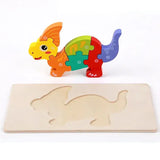 Dinosaure en Jouet: Jouet Dinosaure 1 An - Puzzle en Bois Éducatif