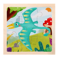 Puzzle Dinosaure: Puzzle 3d en bois t rex