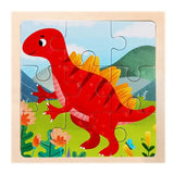 Puzzle Dinosaure: Puzzle 3d en bois t rex