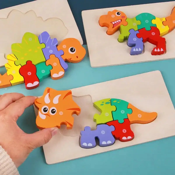 Puzzle Dinosaure: Puzzle 6 pièces Dino