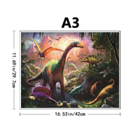 Puzzle Dinosaure: Puzzle dinosaure 500 pièces