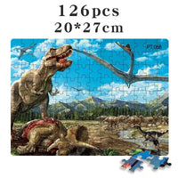 Puzzle Dinosaure: Puzzle dinosaures 100 pièces