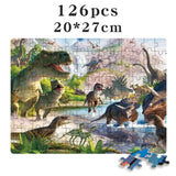 Puzzle Dinosaure: Puzzle dinosaures 100 pièces