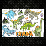 Tatouage Dinosaure: Tatouage dinosaure mignon