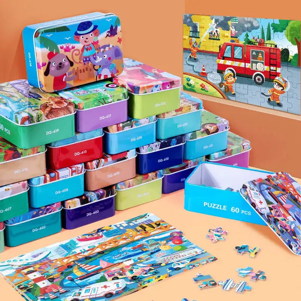 Puzzle Dinosaure: Valise puzzle dinosaure